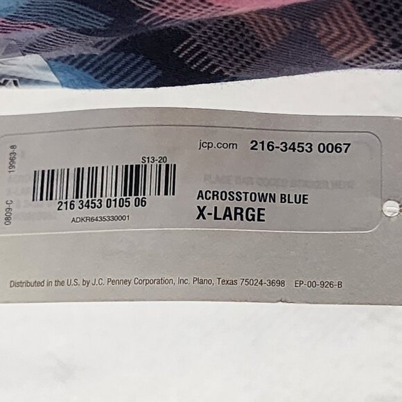 Decree Acrosstown Blue Crop Midriff Spaghetti Strap Cotton Span Cami Top Size XL - Picture 6 of 16